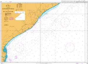 319 - India East Coast Sacramento Shoal to Kalingapatnam