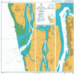 1845 - Burma Gulf of Martaban Moulmein River And Approaches