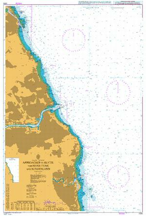 1935 - Approaches to Blyth the River Tyne and Sunderland