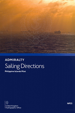 NP33 Admiralty Sailing Directions Philippine Island Pilot