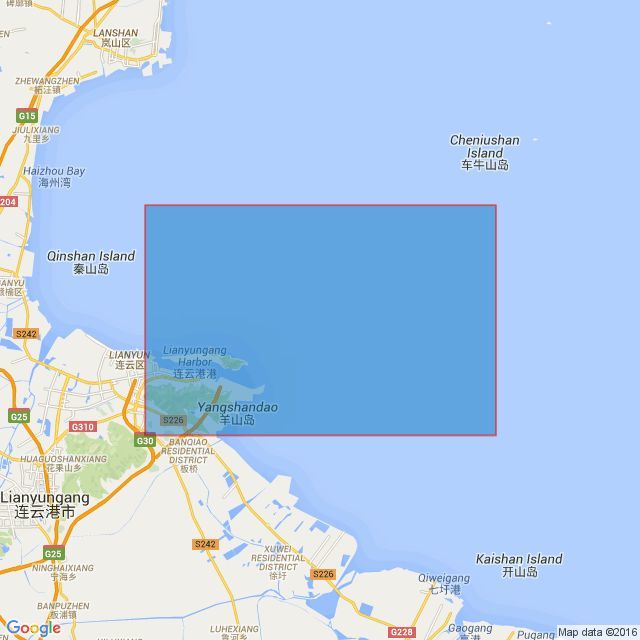 723 - China Yellow Sea Approaches to Lianyungang