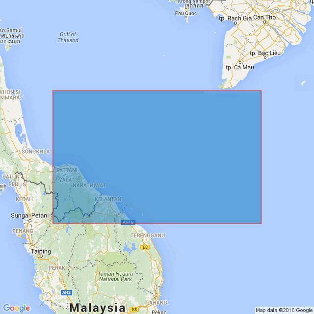 2426 - Gulf of Thailand, South China Sea, Malaysia, Thailand and Vietnam, Pulau Redang to Hon Khoai