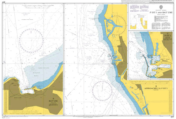 3317 - Black Sea Georgia P'ot'i Bat'umi and Kulevi