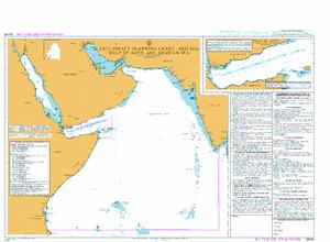 Q6099 - Anti-piracy Planning Chart Red Sea Gulf of Aden and Arabian Sea