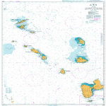 1025 - West Indies Lesser Antilles Anguilla to Guadeloupe