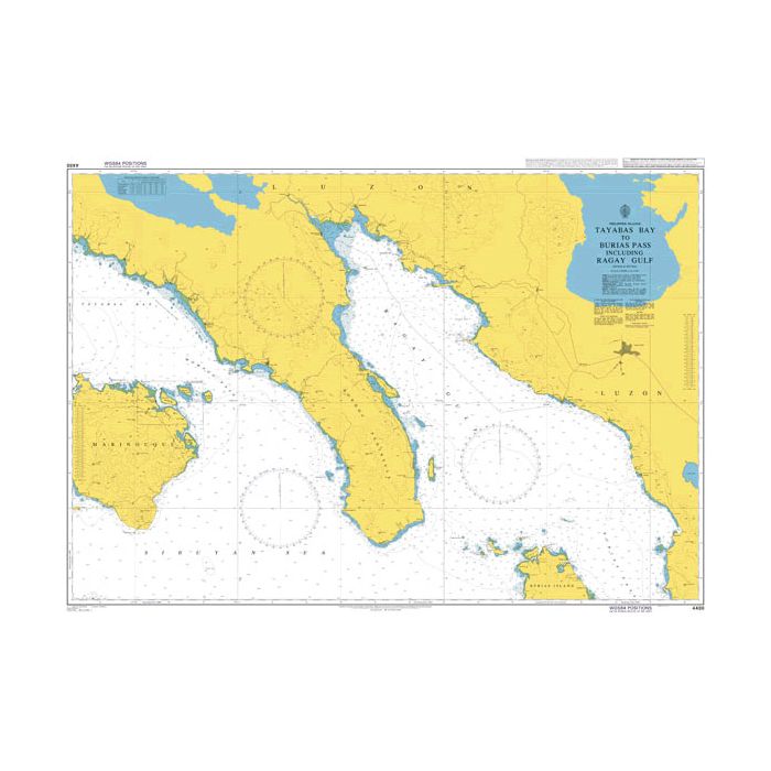 4488 - Philippine Islands Tayabas Bay to Burias Pass incl. Ragay Gulf