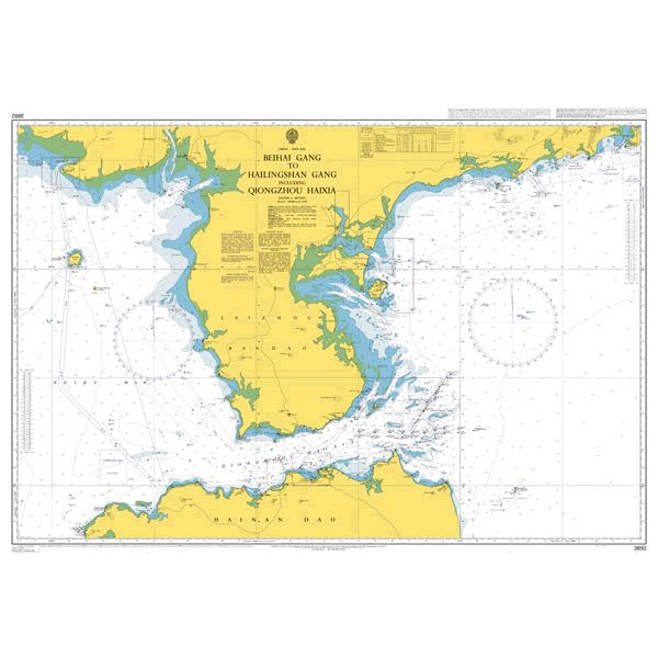 3892 - Beihai Gang to Hailingshan Gang including Qiongzhou Haixia