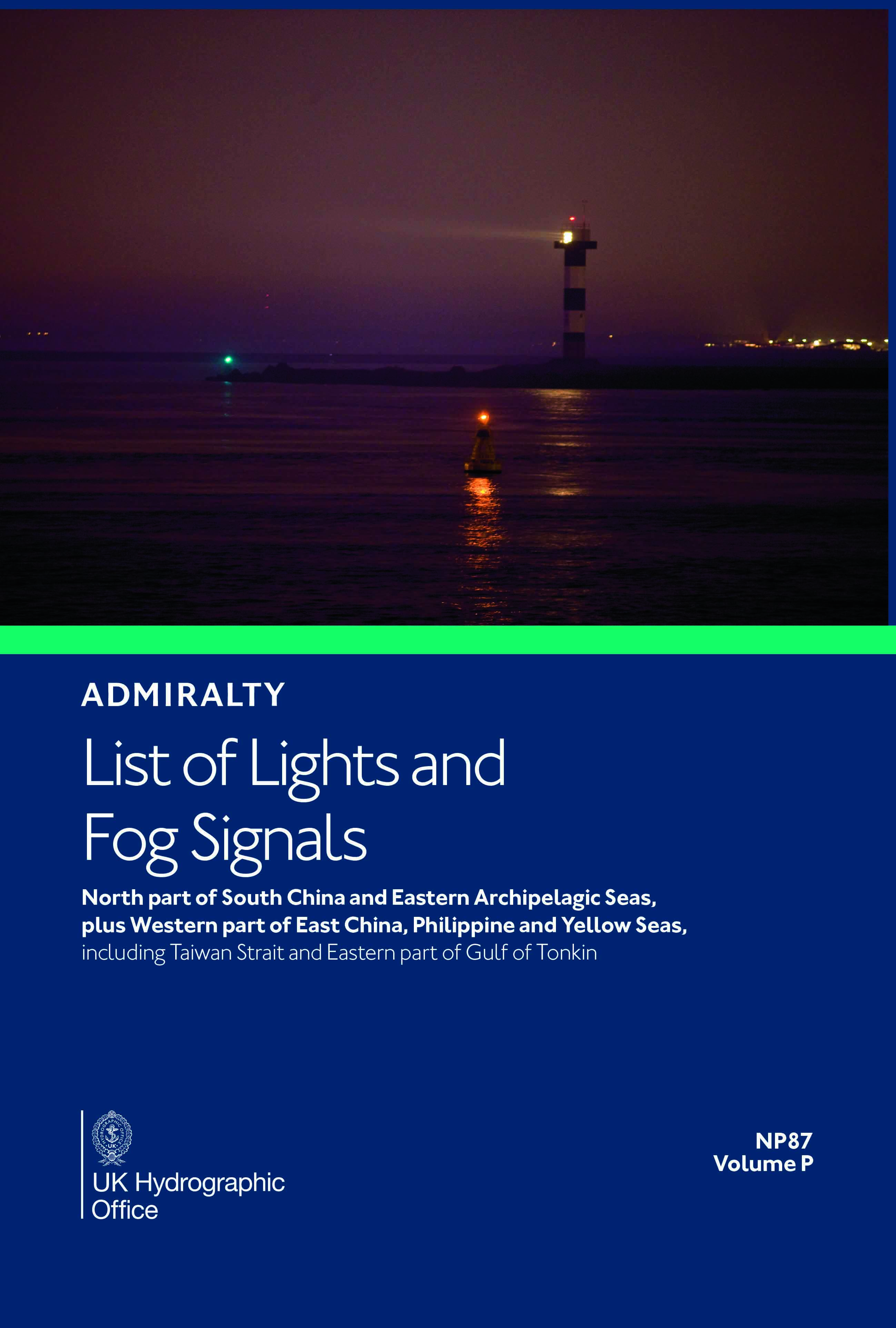 NP87 List of Lights &amp; Fog Signals Vol P
