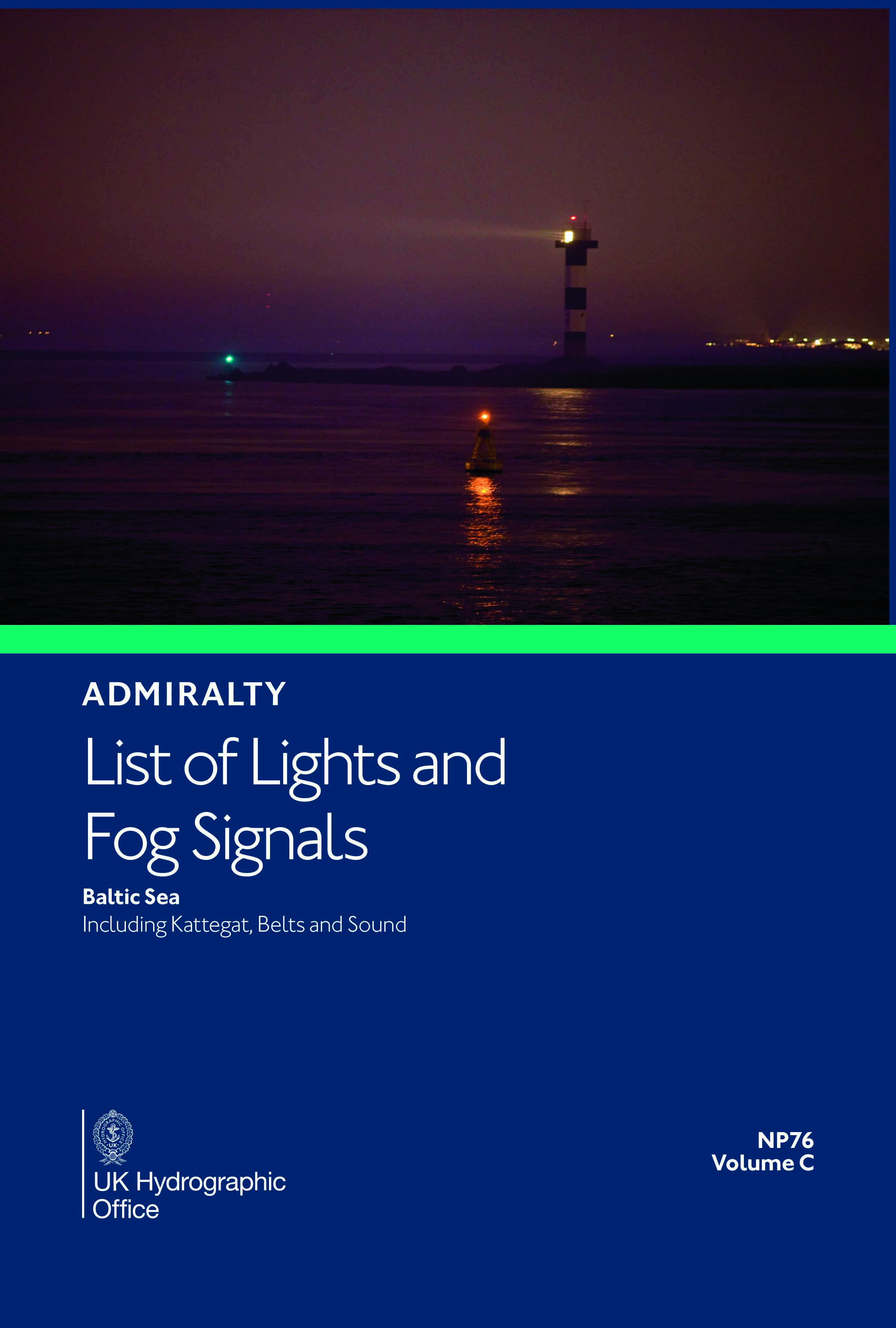 NP76 Admiralty List of Lights &amp; Fog Signals Volume C