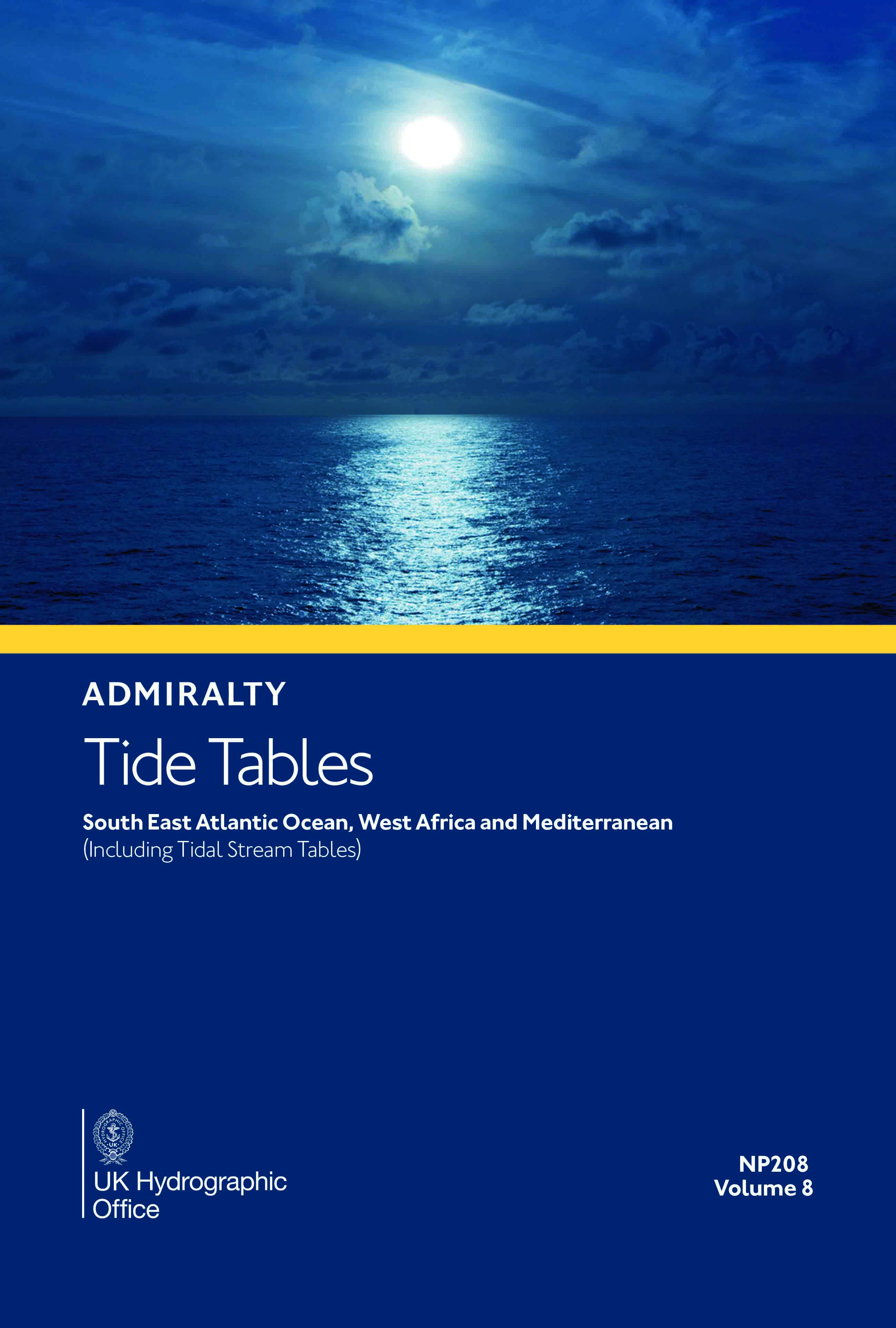 NP208 Tide Tables Vol. 8 2026