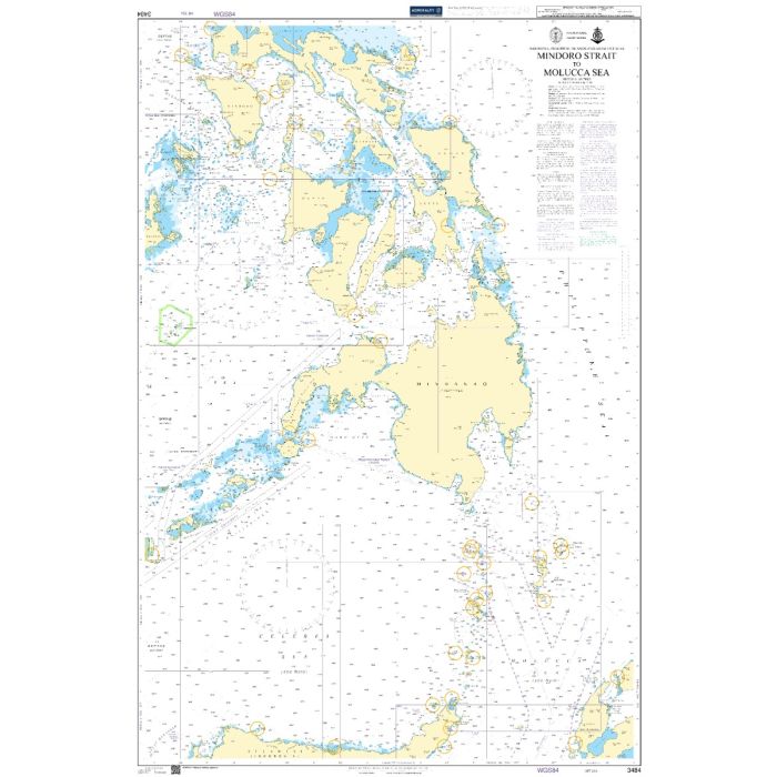3484 - Philippine Islands and Adjacent Seas Mindoro Strait to Molucca Sea