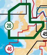 Navionics UK Ireland and Holland EU628L