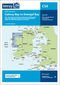 Imray Chart C54 Galway Bay to Donegal Bay