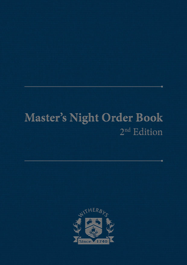 Masters Night Order Book