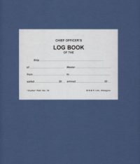 Chief Officer’s Logbook Clutha 3 Months