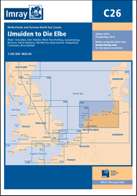 Imray Chart C26 IJmuiden to Die Elbe