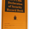 ISPS Code Security Declaration Log Book
