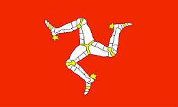 Isle of Man Flag (Sewn)