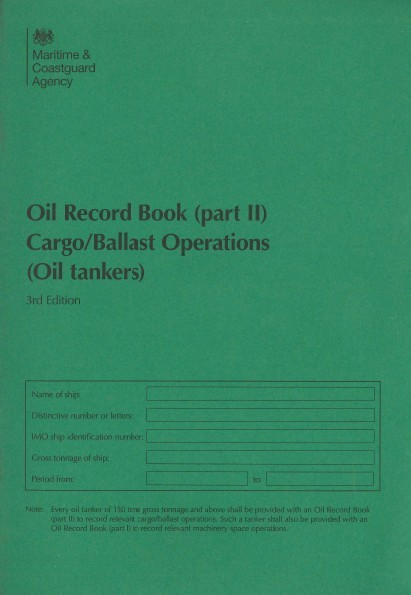 Oil Record Book (Part 2) Cargo/Ballast Operations