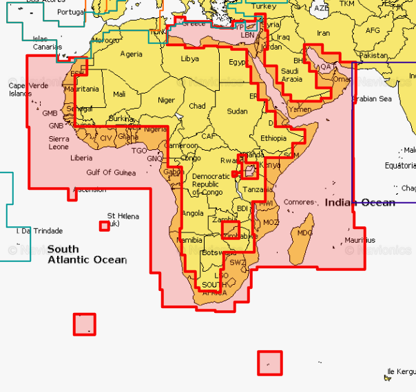 Navionics Charts South Africa