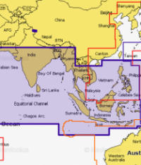 Navionics 31XG Indian Ocean & South China Sea