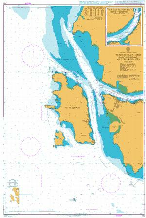 792 – Malaysia Malacca Strait Sungai Manjung (Sungai Dinging) and Approaches