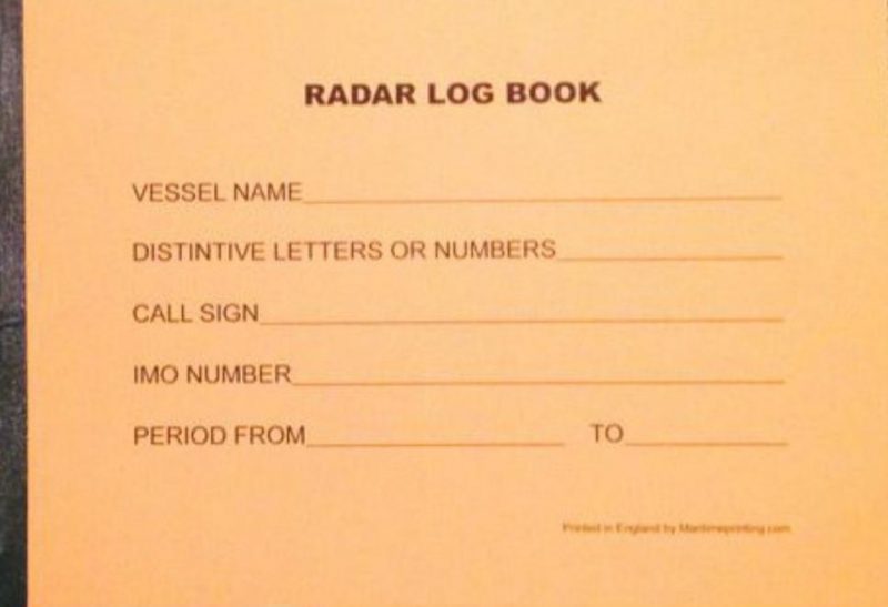 Radar Log Book