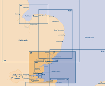 Imray Chart C1 Thames Estuary