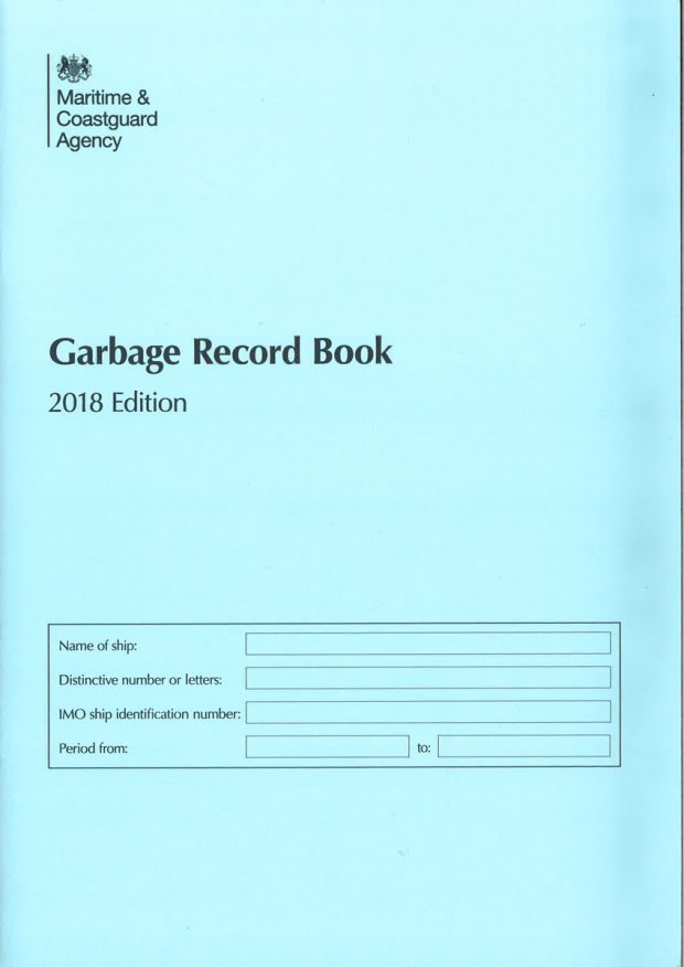 MCA Garbage Record Book