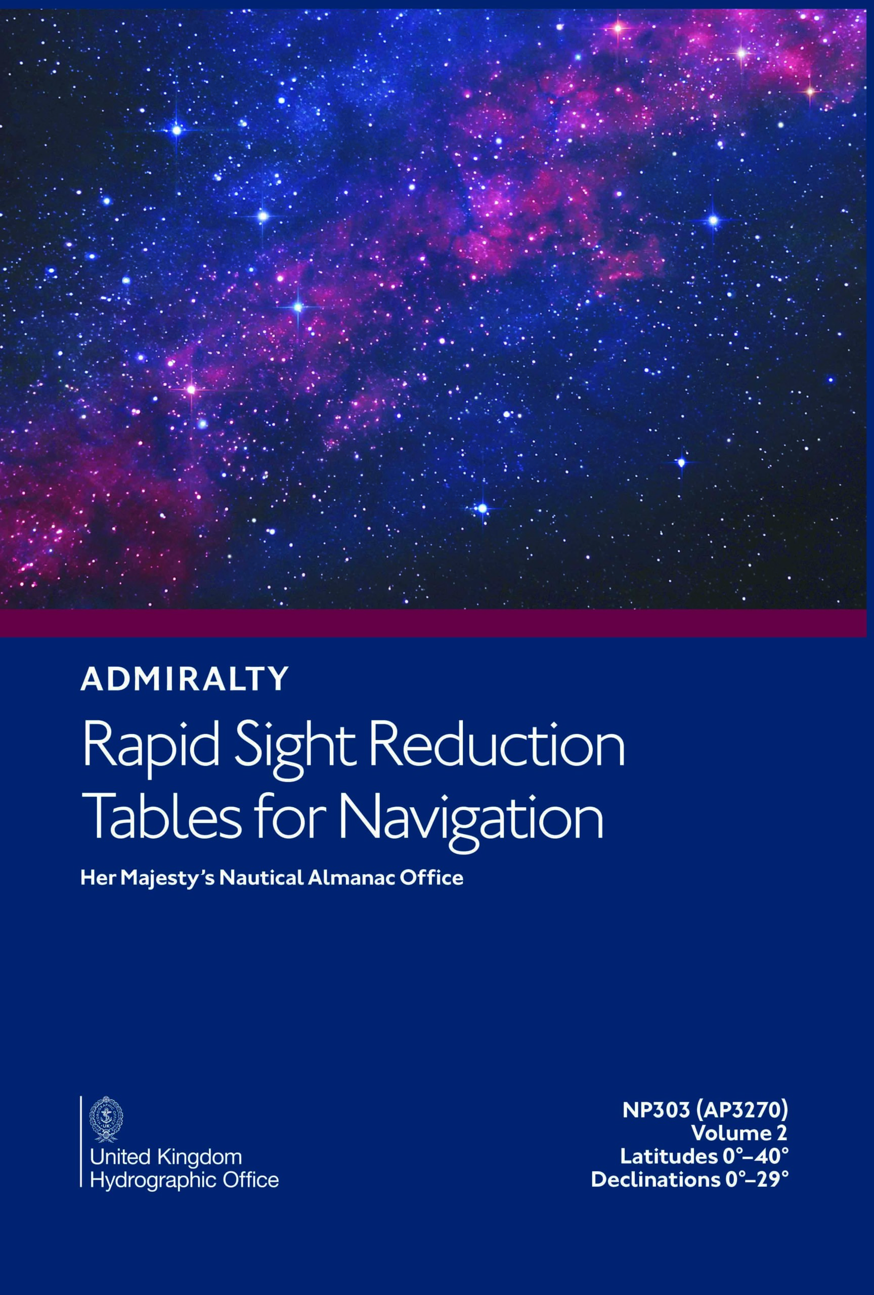 NP303 – Admiralty Rapid Sight Reduction Tables for Navigation Vol 2