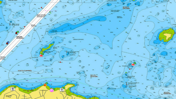 Burrard Inlet Depth Chart