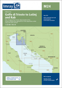 Imray Chart M24 Golfo di Trieste to Losinj and Rab