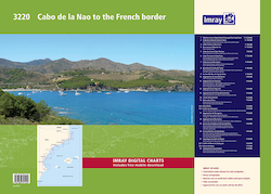 Imray 3220 Cabo de la Nao to the French border Chart Atlas