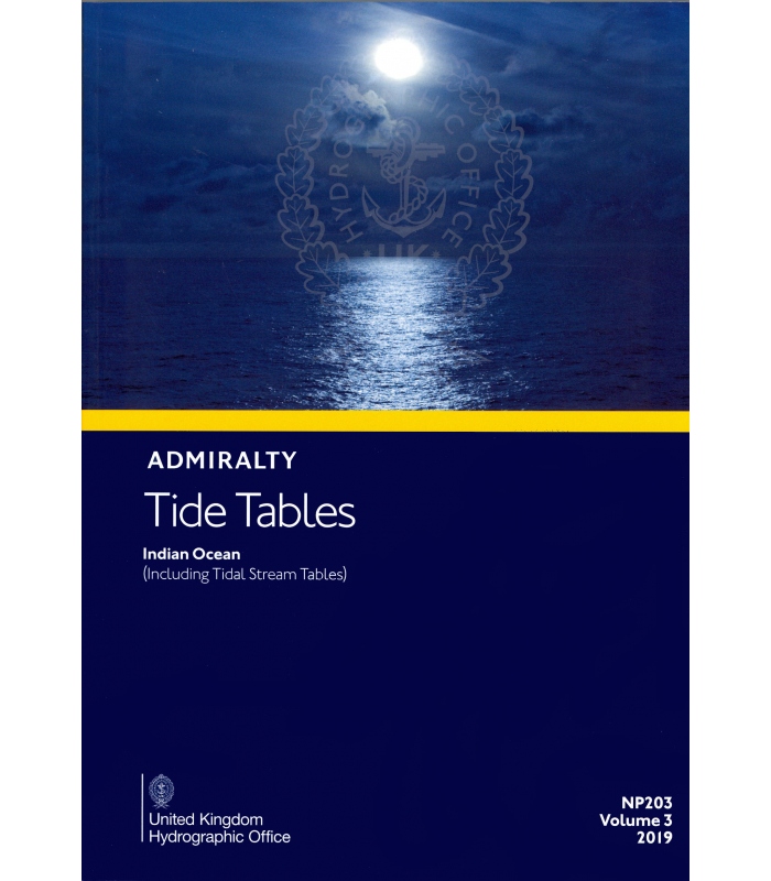 NP203 Admiralty Tide Tables (incl. Tidal Stream Tables) Volume 3 2024