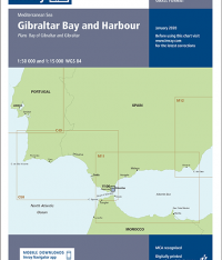 Imray Chart Y100 Gibraltar Bay and Harbour (Small Format)