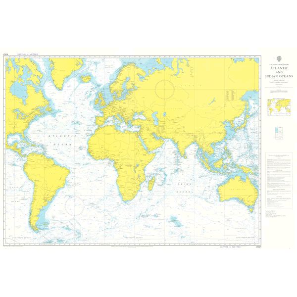 4001 – Planning Chart for the Atlantic and Indian Oceans