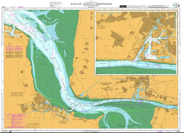 DE91 – Netherlands and Germany River Ems Dukegat to Emssperrwerk (Ems Flood Barrier)