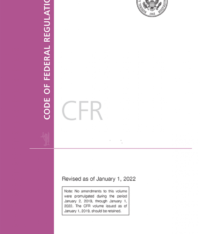 CFR33 – Code of Federal Regulations Title 33 Parts 125 – 199